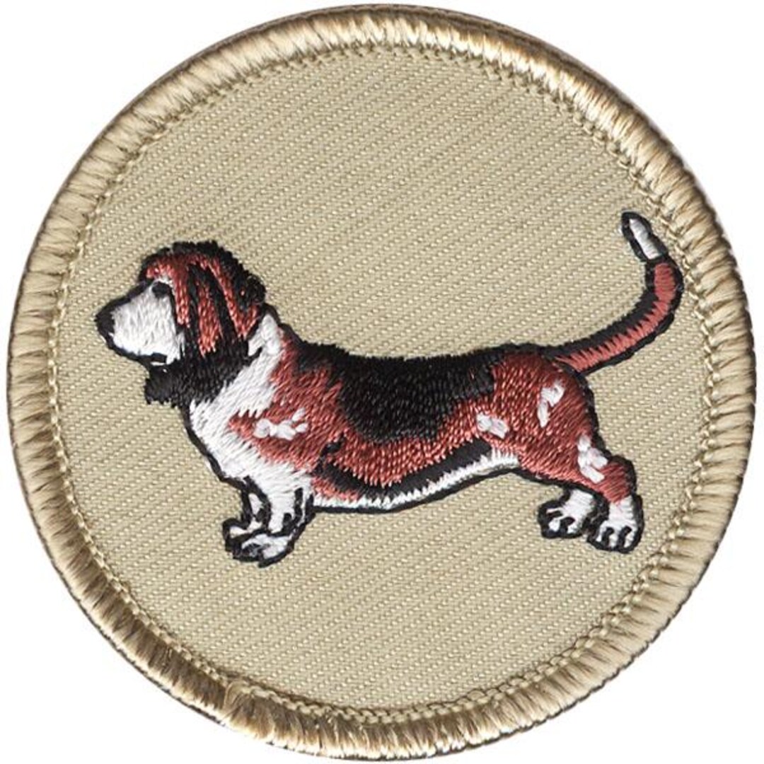 Basset Dog Patrol BSA Boy Scouts of America Embroidered Iron on Patch ...