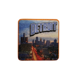 City Of Detroit Michigan MI Printed Iron On Patch 59-C
