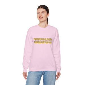 Jesus Love Spirit Sweatshirt: Christian Faith Gift, Unisex Crewneck