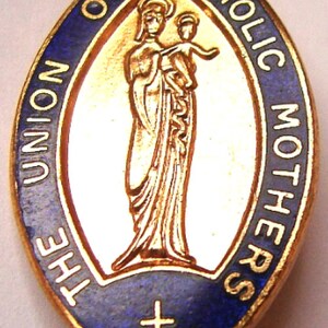 National Museum Of Scotland Red Enamel Badge 26 mm Fattorini