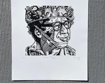 Cazafantasmas Louis Tully Grabado en relieve hecho a mano Edición limitada