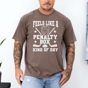 Hockey Feels Like a Penalty Sweatshirt, Funny Hockey Tshirt, Ice Rink Crewneck, Game Day Sports Mom Shirt, Cozy Winter Hockey Top