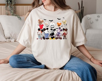 Disney Halloween Shirt, Disney Halloween Horror Friends Shirt, Disney Shirt, Disney Spooky Shirt, Disney Halloween Family Trip Shirt