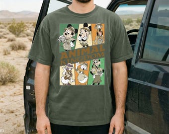 Retro Mickey & Friends Animal Kingdom Shirt, Retro Disney Safari Mode Shirt, Lets Get Wild, Walt Disney World Family Vacation Trip Shirt