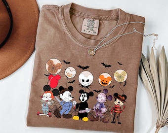 Disney Halloween Shirt, Disney Halloween Horror Friends Shirt, Disney Shirt, Disney Spooky Shirt, Disney Halloween Family Trip Shirt