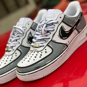 Custom Air Force 1 Sneakers – Cartoon Style – Hand Painted