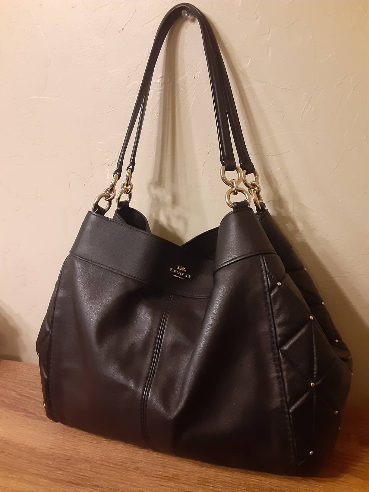 Kate Spade Lexy Pebbled Leather Shoulder Bag - Black