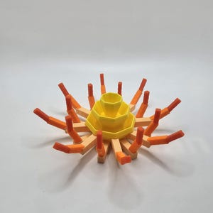 Roblox Grow A Garden Ember Lily - 3D Printed Collectible - Ember Lily Flower Model - Inspired by Roblox Grow A Garden - Unique Gaming Decor