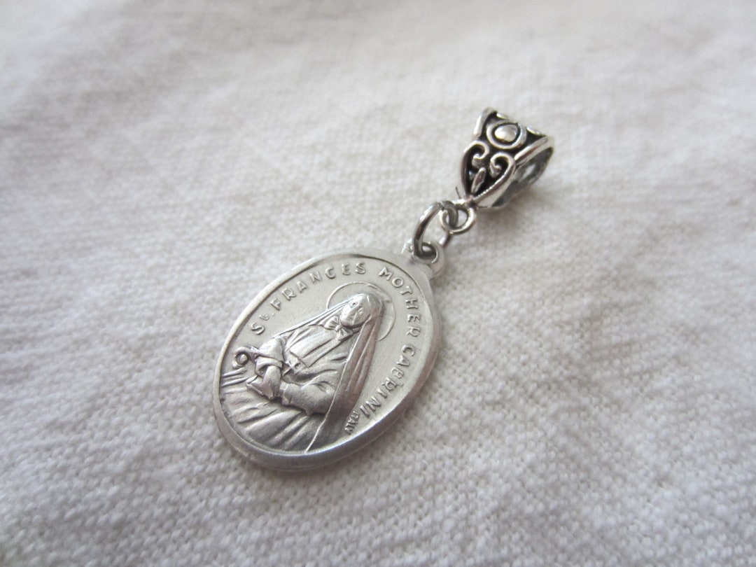 St Frances Mother Cabrini Medal & Pendant, Patron Immigrants Hospitals ...