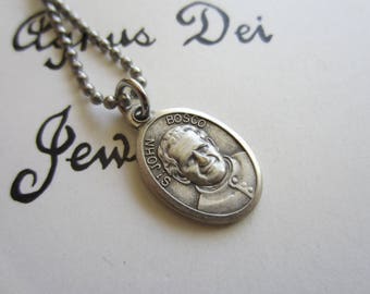 18 Chain Made In USA John Bosco Pendant Jewels Obsession St Sterling Silver St John Bosco Pendant 18 Chain Made In USA John Bosco Pendant Jewels Obsession St Sterling Silver St John Bosco Pendant