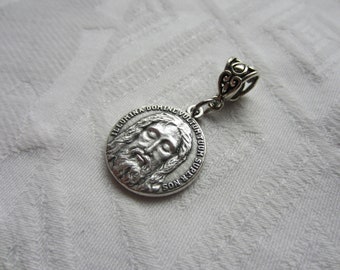 Holy Face of Christ Medal Pendant, Shroud of Turin, Catholic Christian Devotional Confirmation Women Girl for Her OCIA Gift