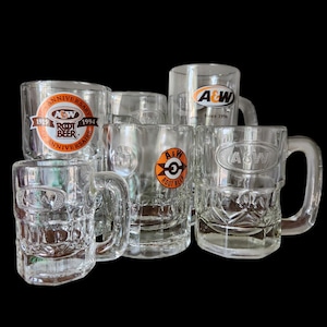 レア！50's〜A&W ROOT BEER ビールジョッキ　レストランヘビーマグ レア！50's〜A&W ROOT BEER ビールジョッキ レストランヘビー