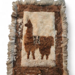 Alpaca Fur Handmade Wall Hanging &quot;Tapestry&quot;