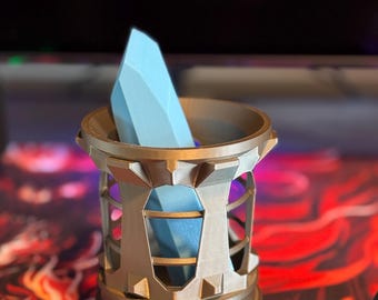 Soul Gem and container from Oblivion & Skyrim - Glow in the Dark!
