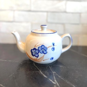 Handbemalte Vintage japanische Teekanne