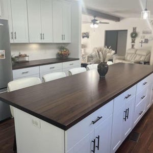 Custom Made To Order Amish Walnut Butcher Block Countertops