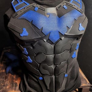 Armatura toracica di Nightwing, costume cosplay di Nightwing, gilet di Nightwing