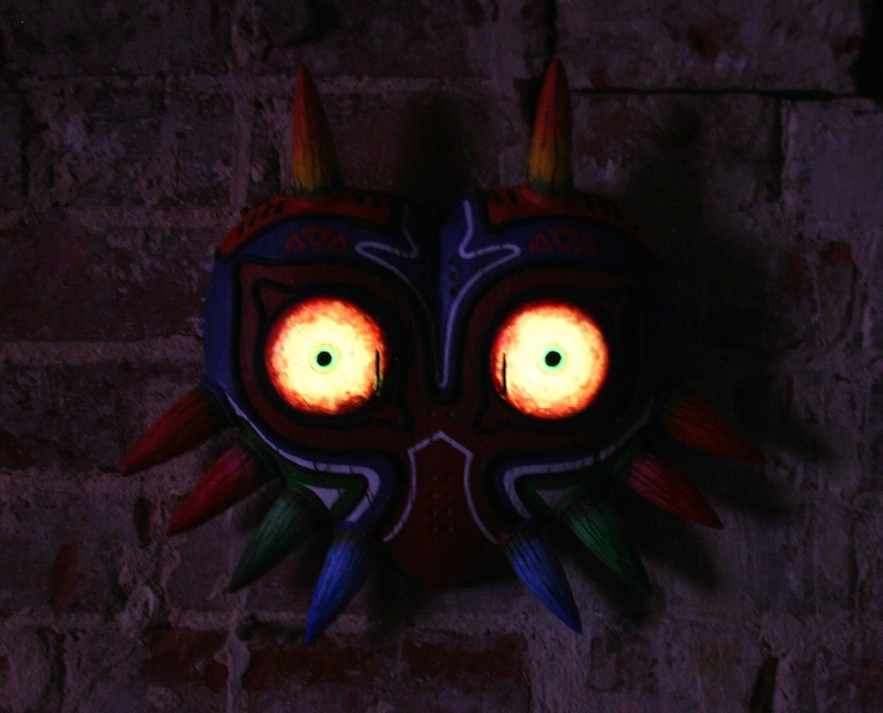 Wearable GLOWING Eyes Majora’s Mask Legend of Zelda Halloween Christmas ...