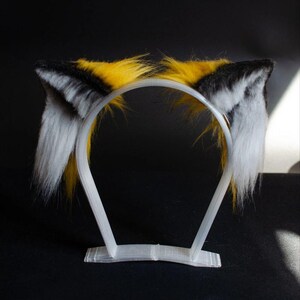 Yellow fox ears headband