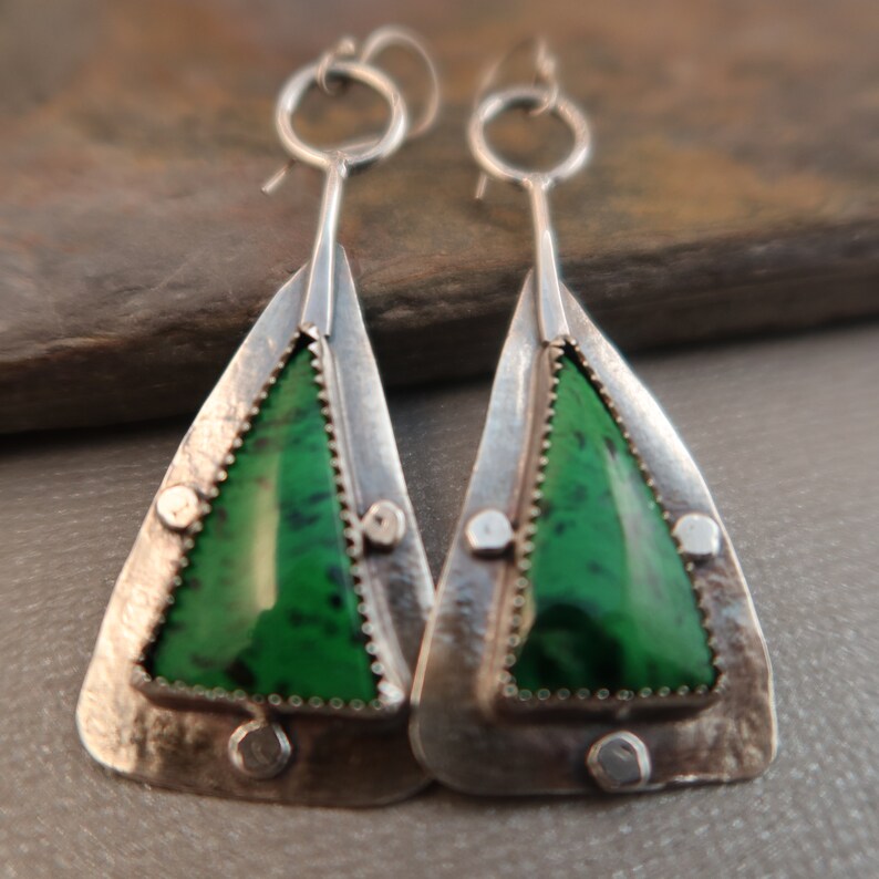 Reduced/Clearance Maw Sit Sit Sterling Silver Dangle Drop Earrings by Strawberry Frog image 9