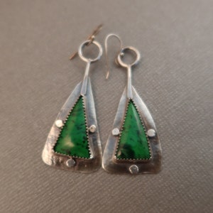 Reduced/Clearance Maw Sit Sit Sterling Silver Dangle Drop Earrings by Strawberry Frog image 5