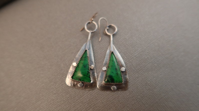Reduced/Clearance Maw Sit Sit Sterling Silver Dangle Drop Earrings by Strawberry Frog image 5