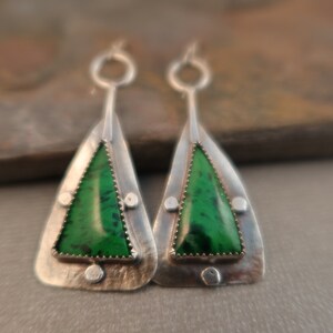 Reduced/Clearance Maw Sit Sit Sterling Silver Dangle Drop Earrings by Strawberry Frog image 3