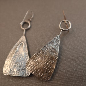 Reduced/Clearance Maw Sit Sit Sterling Silver Dangle Drop Earrings by Strawberry Frog image 7