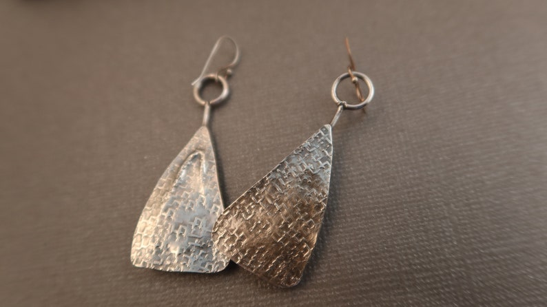 Reduced/Clearance Maw Sit Sit Sterling Silver Dangle Drop Earrings by Strawberry Frog image 7