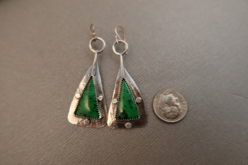 Reduced/Clearance Maw Sit Sit Sterling Silver Dangle Drop Earrings by Strawberry Frog image 2