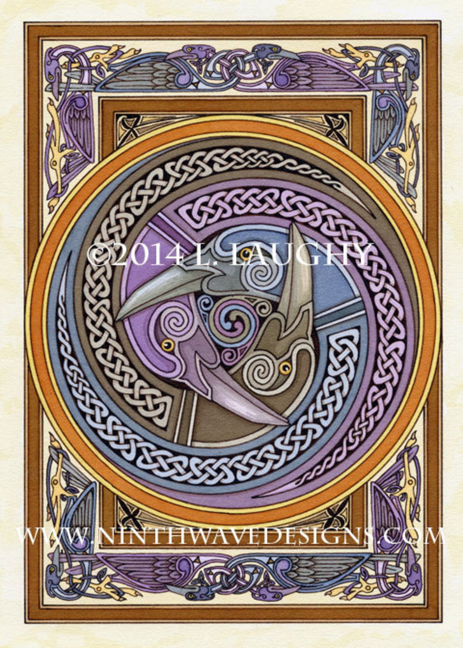 Original Celtic Art Greeting Card Make Your Own Assortment Etsy