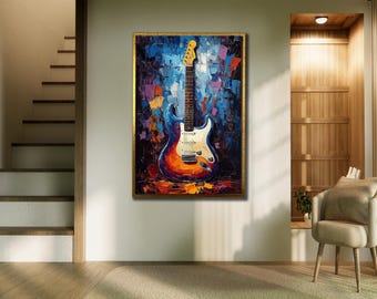 Guitar Canvas Print: Musical Instrument Wall Art