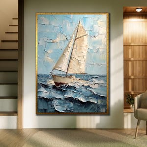 Sailing Ship Wall Art, Ship Framed Art Print, Pirate Ship Portrait Poster, Ship Wall Decor,Pirate Ship Canvas Print, Pirate Ship Canvas Art