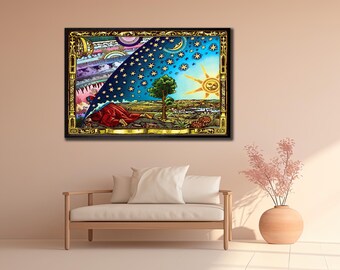 額入り仏像キャンバスアート：エレガントなアジア風禅風インテリア