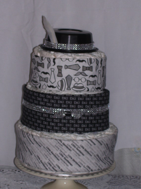 Baby Diaper Mustache Diaper Cake The Classy Little Man