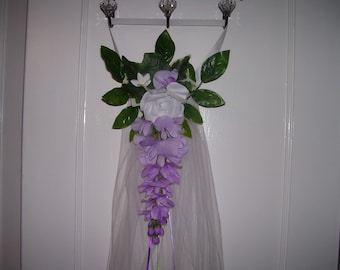 Wisteria Wedding Pew Decoration  Decoration Bridal Party Baby Shower Wedding Candleabra Decorations Pew Archway Entryway Decoration