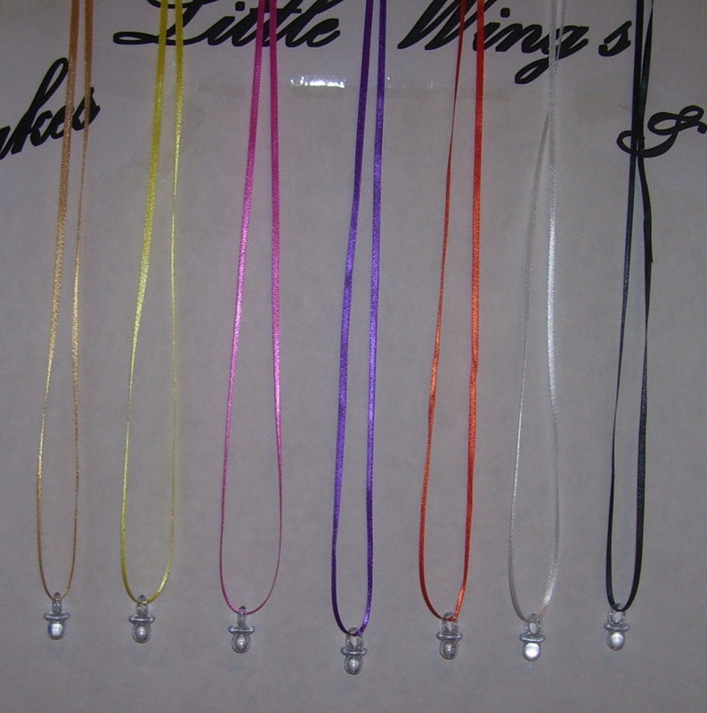 40 Pc Clear don't Say Baby Pacifier Game Your Etsy