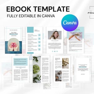 Ebook Canva Vorlage, Ebook Vorlage, Workbook Vorlage, Kursersteller ebook, Ebook Vorlage Canva, Workbook Vorlage