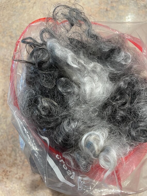 【kz】Lamrof Wave Mohair Stall Mohair - wool blended fabric ( WO 50% WM 30% PA 20%) Weight