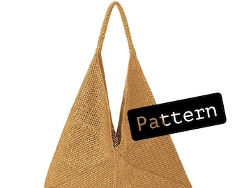 100% HANDMADE Crochet Raffia Bag | Pdf file Pattern how to make elegant raffia bags and shoulder handmade bags, raffia bag pattern