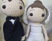 AMIGURUMI Bride and Groom Pattern | Amigurumi Pdf File to make cute doll and amigurumi, doll making pattern