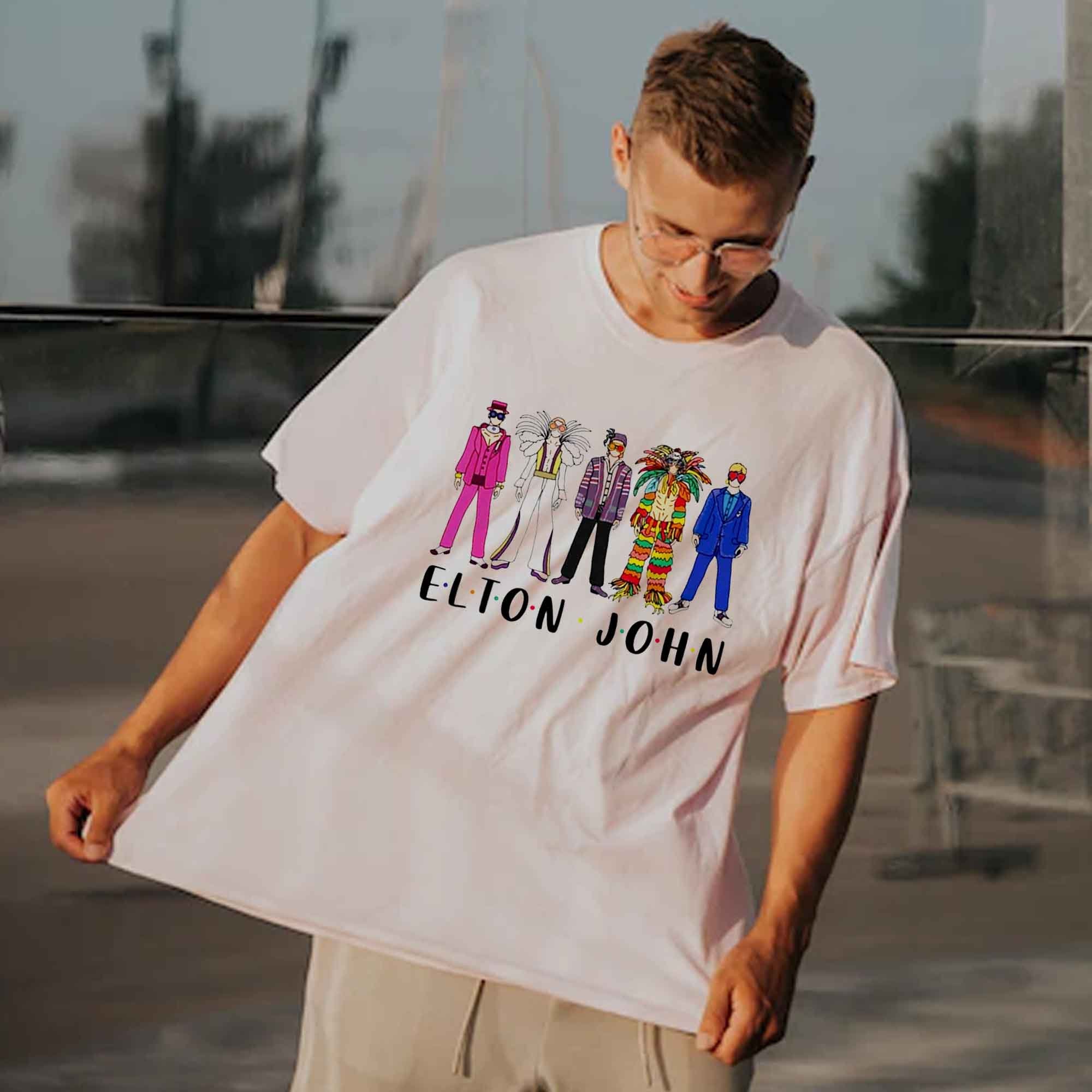 Discover Elton John Farewell Tour Yellow Brick Road T-Shirt