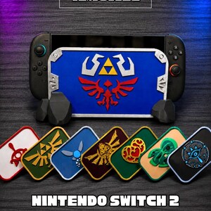 Nintendo Switch 2 Dock Cover | Interchangeable Faceplates | Dock Protector | Zelda Dock Skin | Magnetic Dock Plate | Gaming Gift