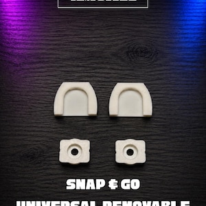 Snap & Go – Universal Removable License Plate Mount - Quick Release Number Plate Holder - Car Meet Accessory