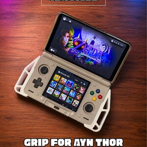 Grip for AYN Thor – Ergonomic Hand Grip | Fits with or without TPU Case