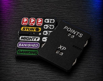 Riftbound Token Box Stackable Token Counter Case XP Points Tracker Custom Token Storage Riftbound TCG Accessories