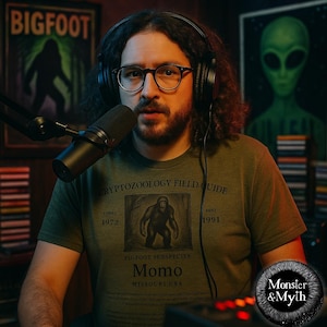 Momo Monster Shirt: Missouri Cryptid Tee for Folklore Fans