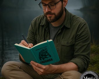 Frogman Cryptozoology Journal: Loveland Frog Hardcover Notebook