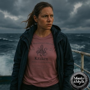 Release the Kraken T-Shirt Giant Sea Monster Tee Nautical Cryptid Shirt Ocean Legend Graphic Deep Sea Horror Top by Monster & Myth Apparel