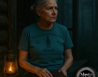 Creepy Mimic Cryptid T-Shirt: Dark Folklore Tee for Horror Fans
